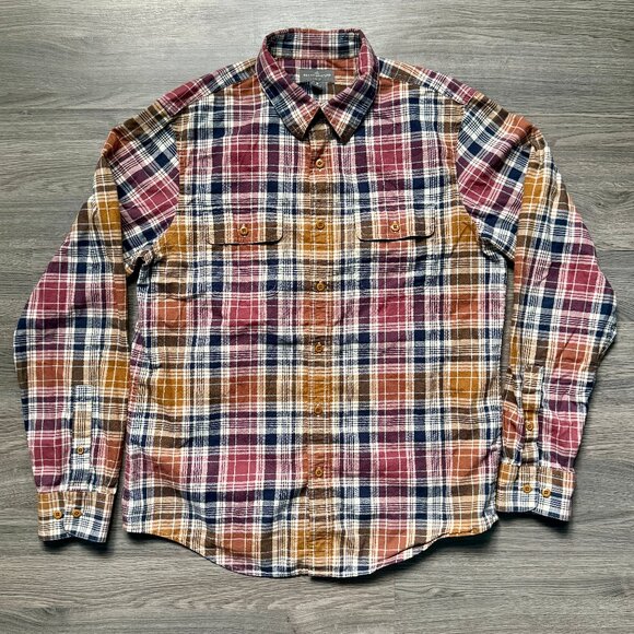 L.L. Bean Men's Signature Heritage Textured Flannel Shirt - Picture 1 of 5